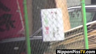 NipponPissTV.com - Hidden cam picks up Japanese chicks pissing at public toilet openl