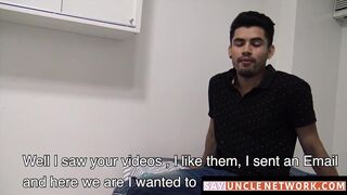 SayUncleNetwork.com - Straight Latino's passionate cock sucking before raw anal pound