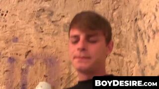 BoyDesire.com - Twink's outdoor oral pleasuring and hardcore fucking