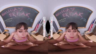 Student Aria Valencia gets fucked by her professor - VR