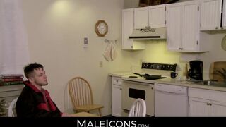 MaleIcons.com - Horny Billy's bedroom antics with Colton's cock hammering relentlessl