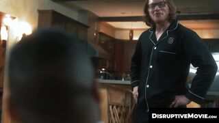 DisruptiveMovie.com - Dillon Diaz cumsprays housesitter Kyle Connor's mouth in cheati