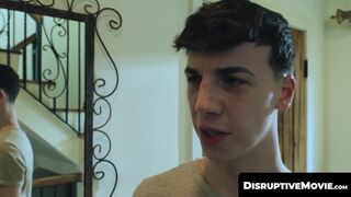 DisruptiveMovie.com - College Troye Jacobs' ass fucked raw by latino Andrew Miller's