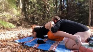 Outdoor BDSM: Tattooed Amateur with Big Ass in Hardcore POV Action