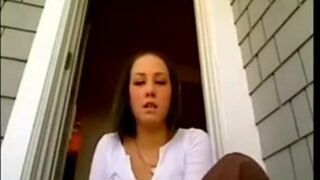 Teen Masturbates Outside, Neighbors Watch