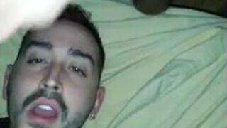 Hunk Latin Amateur Blowjob