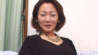 Slutty Asian MILF toying her hot tight pussy