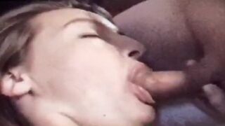 Big-Titted Teen Mom Sucks Cock and Swallows Cum