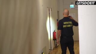 Perfect Blonde Teen Fucked by Big Dick Hostel Security