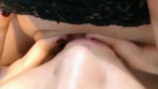 Lesbian Couple Pussy Licking Close-Up Webcam Show!