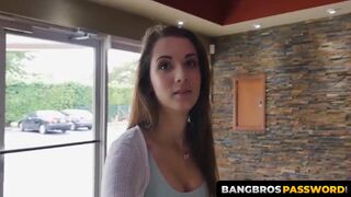 BangbrosPassword.com - Young teen babe wanted a big dick rammed in her tight little p