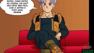 [Gameplay] Trunks Fudendo Chichi a mãe gostosa do amigo - DBZ parody