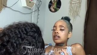 Tiffany Lannette licked by ebony lesbian (FULL 24 min on OF)