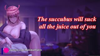 A Succubus Will Suck All The Juice Out Of Your Penis | ASMR