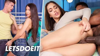 Horny Hostel - LUCKY SITUATION - The Brunette Compilation Part 7