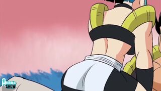 Gogeta x bulchi dragon ball z español latino doblaje anime hentai