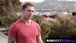 RawNextDoor.com - Sir Jet and Markie More's raw bareback muscle stud action unleashed