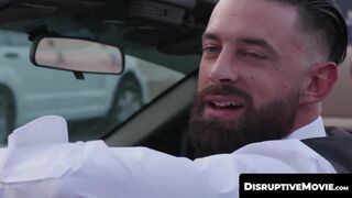 DisruptiveMovie.com - Drew Dixon spitroasted by jocks Johnny Hill and Draven Navarro