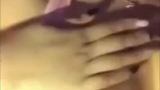 Andela Yuwono: Indonesian 18-Year-Old Amateur Asian Girl Masturbating Solo