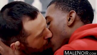 MaleNoir.com - Handsome black lover licks his boyfriend's ass and fucks him hard and