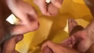 French Gay Group Masturbation Orgy