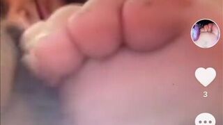 Angie da brat wanted me to suck her toe