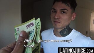 Nasty dudes Axel and Rodrigo strip their clothes to fuck each other for cash