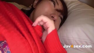 Aria Aimi in red underwear Point of view nails like a horny, dissolute sex kitten - super molten