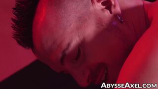 Inked Dee Dungeon drilled the gaped asshole of sexy Axel Abysse in a hot anal fisting