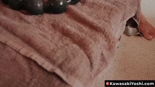 KawasakiYoshi.com - Hunky Japanese daddy Shusaku alone and horny needing release in h