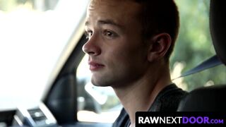 RawNextDoor.com - Logan Cross drills his bottom lover Connor Halsted with passion