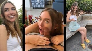 TATE Method: Youtuber Picks Up Blue Eyes, Teen Stranger in PUBLIC and She Blows Him! (Funny Porn)