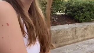 TATE Method: Youtuber Picks Up Blue Eyes, Teen Stranger in PUBLIC and She Blows Him! (Funny Porn)