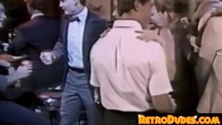 RetroDudes.com - Hung butt buddy touches himself before bare fucking cute guy