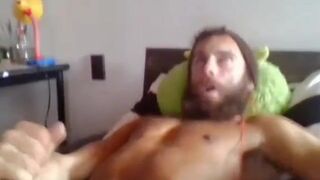 Moaning Masturbating Man