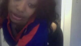 Ebony Amateur with Big Tits on Webcam