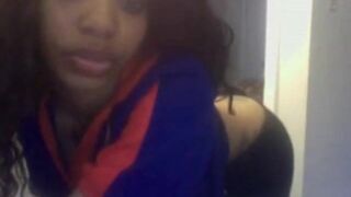 Ebony Amateur with Big Tits on Webcam