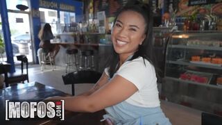 Waitress Ameena Green Finishes Her Shift Early To Welcome JMac's Big Cock In Her Pussy