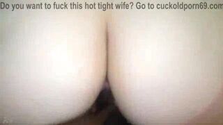 Hotwife Humiliates Cuckold Husband with BBC