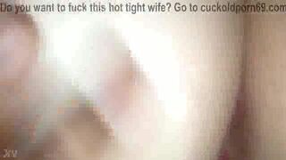 Hotwife Humiliates Cuckold Husband with BBC