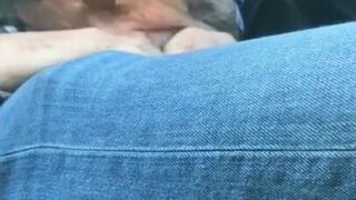 Daddy Sucks Big Cock Outdoors