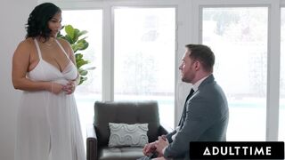 ADULT TIME - Big Naturals Bride Ashlyn Peaks Bounces On Best Man's Cock To Calm His Nerves!