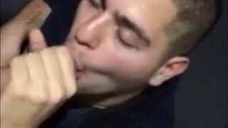 Cum-Covered Face: Amateur Blowjob and Masturbation