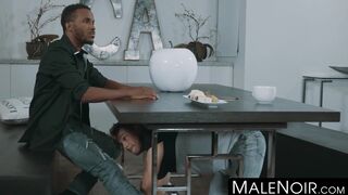 MaleNoir.com - Wild anal fucking session with Pheonix Fellington and Max Adonis in ro