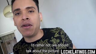 LecheLatinos.com - Latino cock sucker rides a big raw cock and cums hard