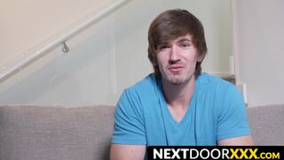 NextDoorXXX.com - Solo jock Tyler Kodiak beats his own man meat in a hot jerk off