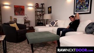 RawNextDoor.com - Jordan Boss's slow threesome with Calvin and Christian Bay unfolds