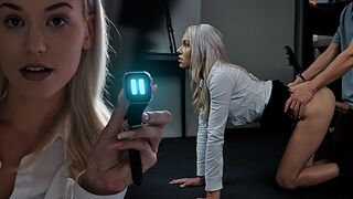 Freeze.xxx - Beautiful Blonde Doctor Gets Used and Begs For Cock - Freeze Time Stop Sex Creampie