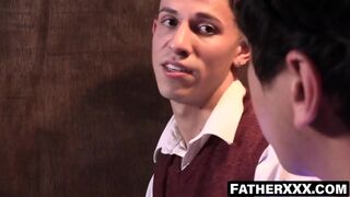 FatherXXX.com - Minister's initiation with a raw final ass pounding