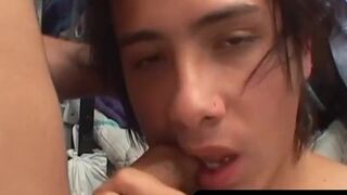 OTBXXX.com - Latino twink enjoys rimming before passionate blowjob and hard fucking